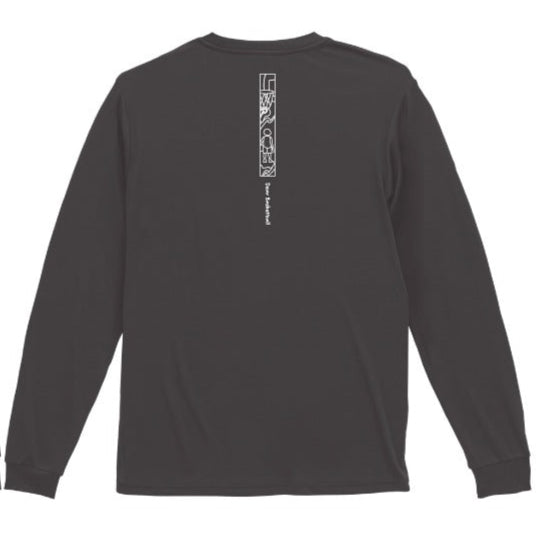 2025 Playful Basic Sports Long TEE 【charcoal】