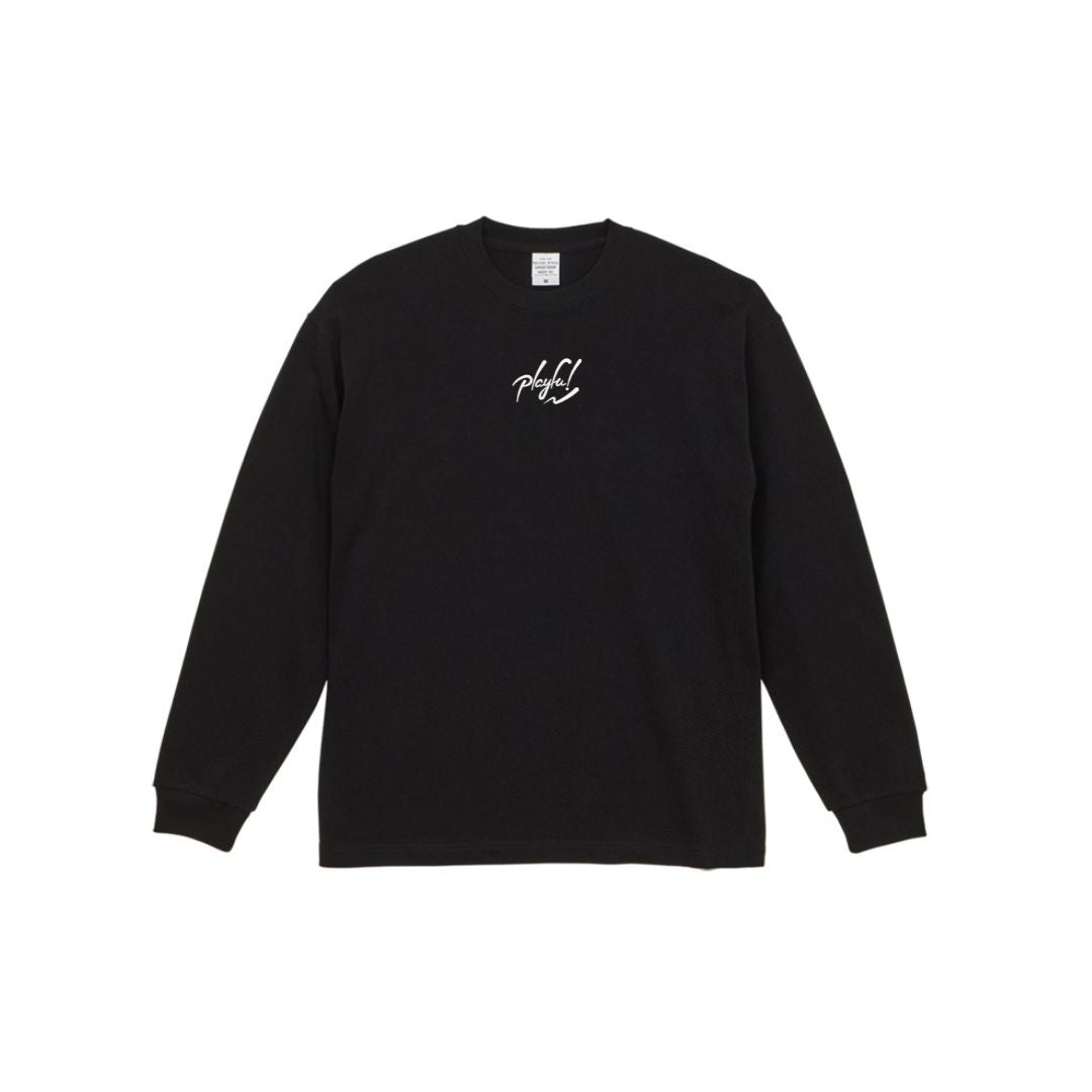 Playful Basic City Long TEE 【black】刺繍タイプ