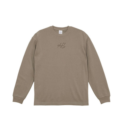 Playful Basic City Long TEE 【acid khaki】刺繍タイプ