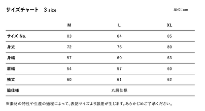 Playful Basic City Long TEE 【acid blue】刺繍タイプ