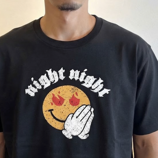 山本翔太コラボ スマイルシューター/ビッグシルエット Tシャツ【Black】