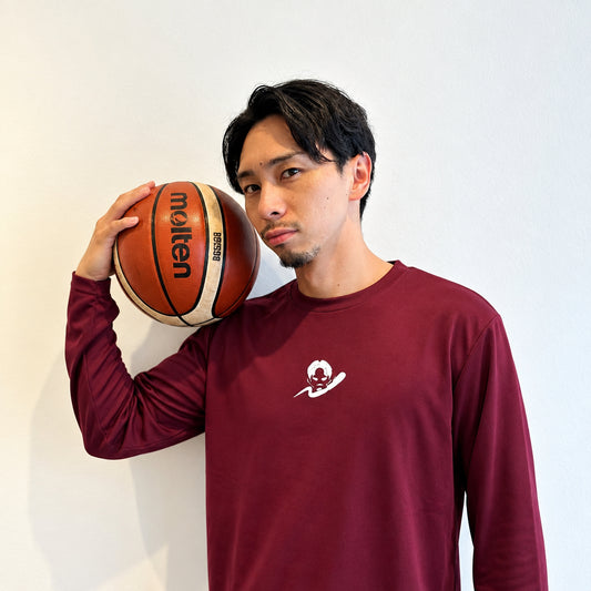 【数量限定】2026 新作 Playful Basic Sports  Long TEE 【burgundy】