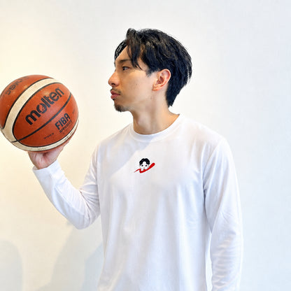 2026 新作 Playful Basic Sports Long TEE 【White】