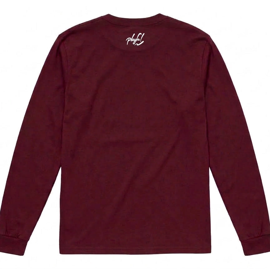 【数量限定】2026 新作 Playful Basic Sports  Long TEE 【burgundy】