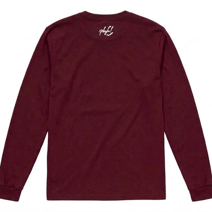 【数量限定】2026 新作 Playful Basic Sports  Long TEE 【burgundy】